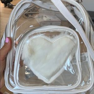 Clear rave backpack